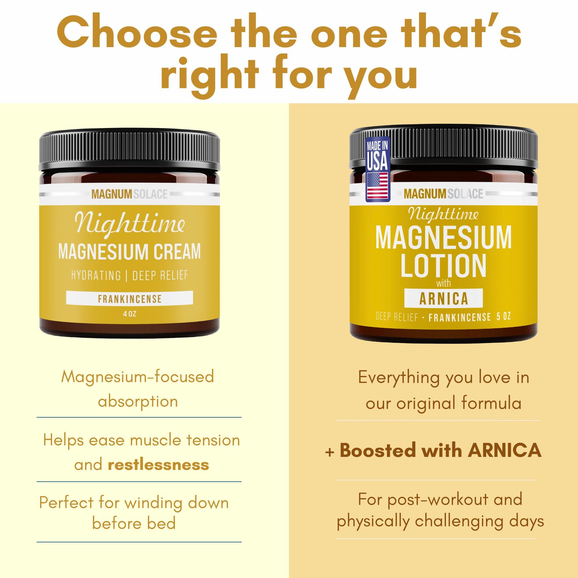Aplicación en músculos con Magnum Solace, aporta confort y favorece la relajación.