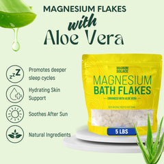 Magnum Solace sal del Mar Muerto para remojos relajantes y purificantes.
