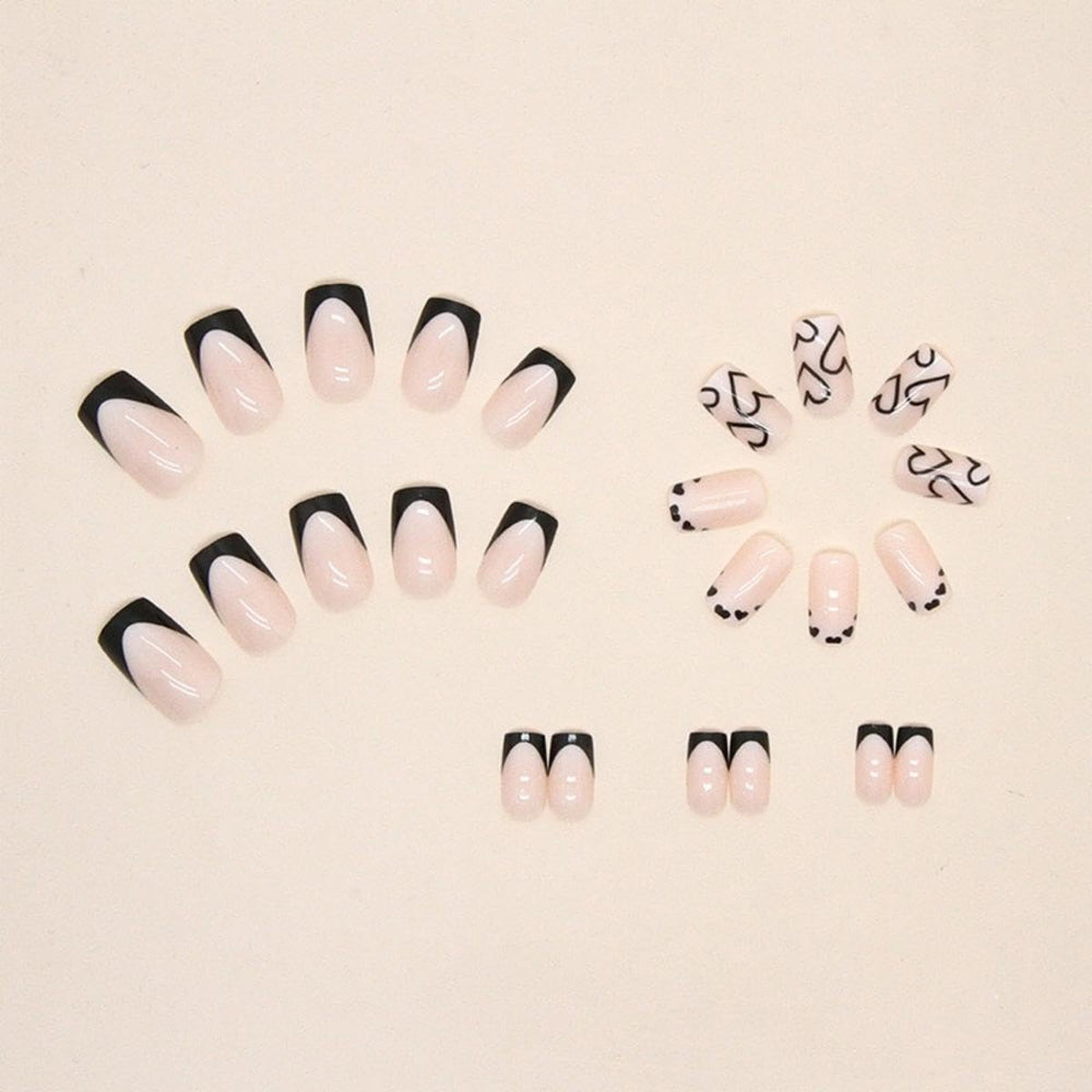 Maigitur conjunto de 24 uñas, tallas variadas para ajuste personalizado.