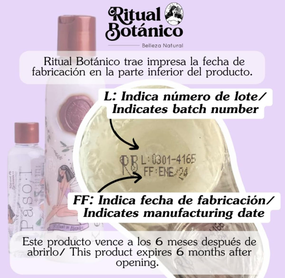 Maike Amour Keratin Organic leaflet guides easy application.