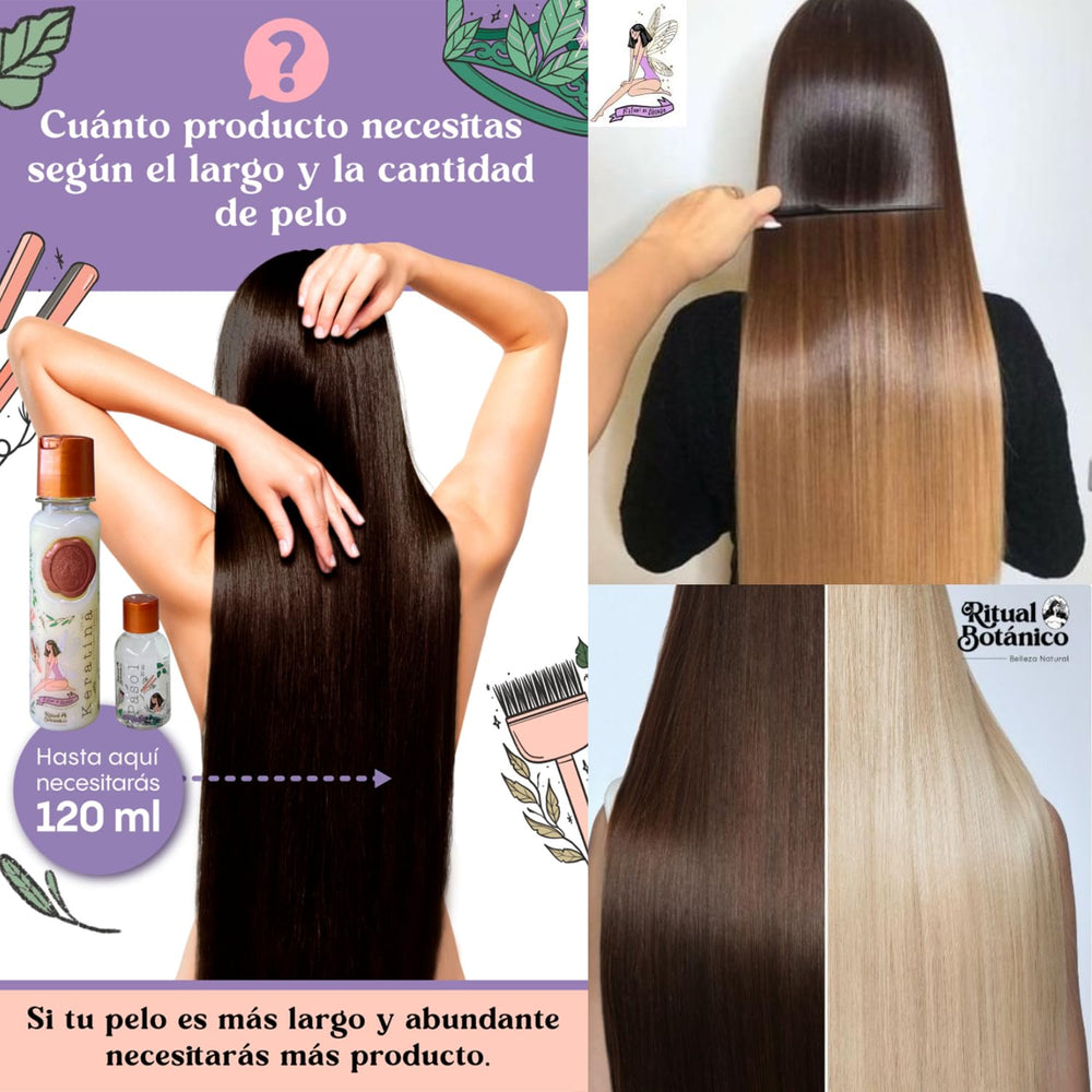Maike Amour Keratin Organic packaging emphasizes authentic Colombian formula.