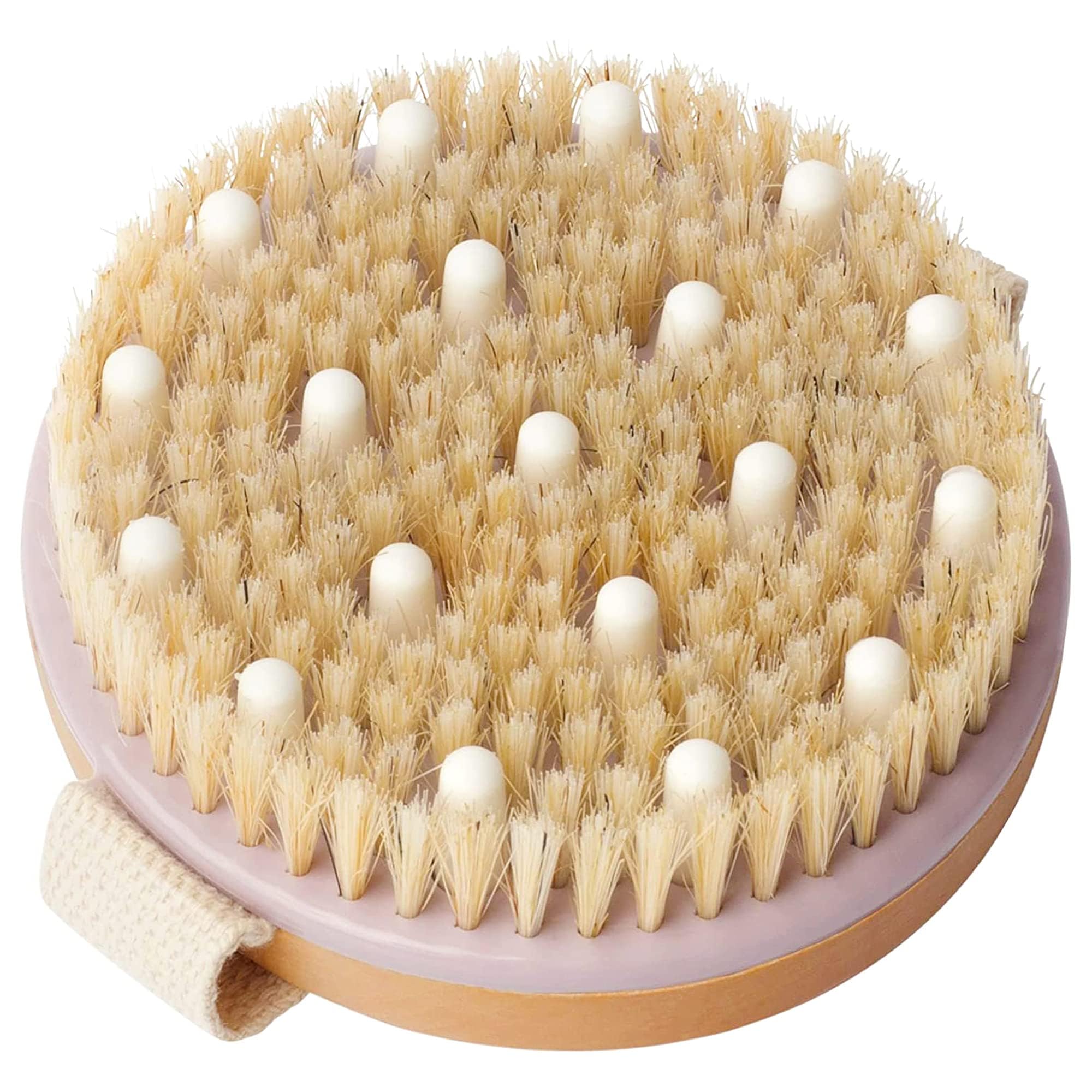 MainBasics cepillo corporal para cepillado en seco mejora la circulación y exfolia la piel