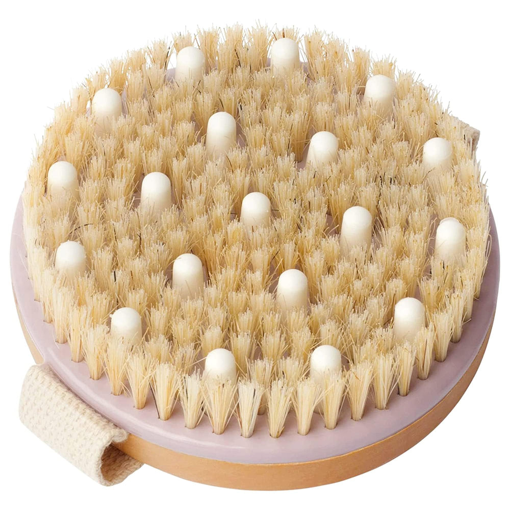 MainBasics cepillo corporal para cepillado en seco mejora la circulación y exfolia la piel