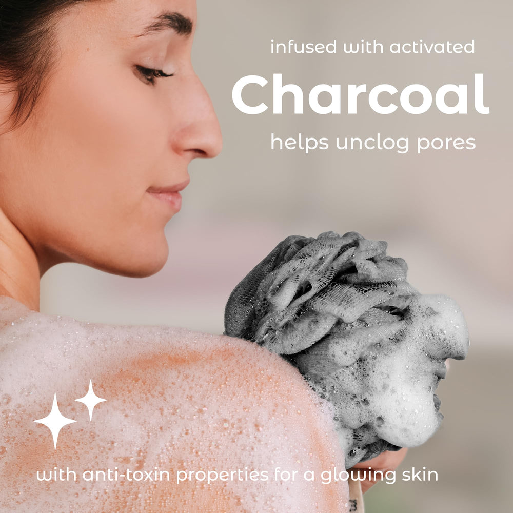 MainBasics mesh detail loofah highlighting high cell structure for lather