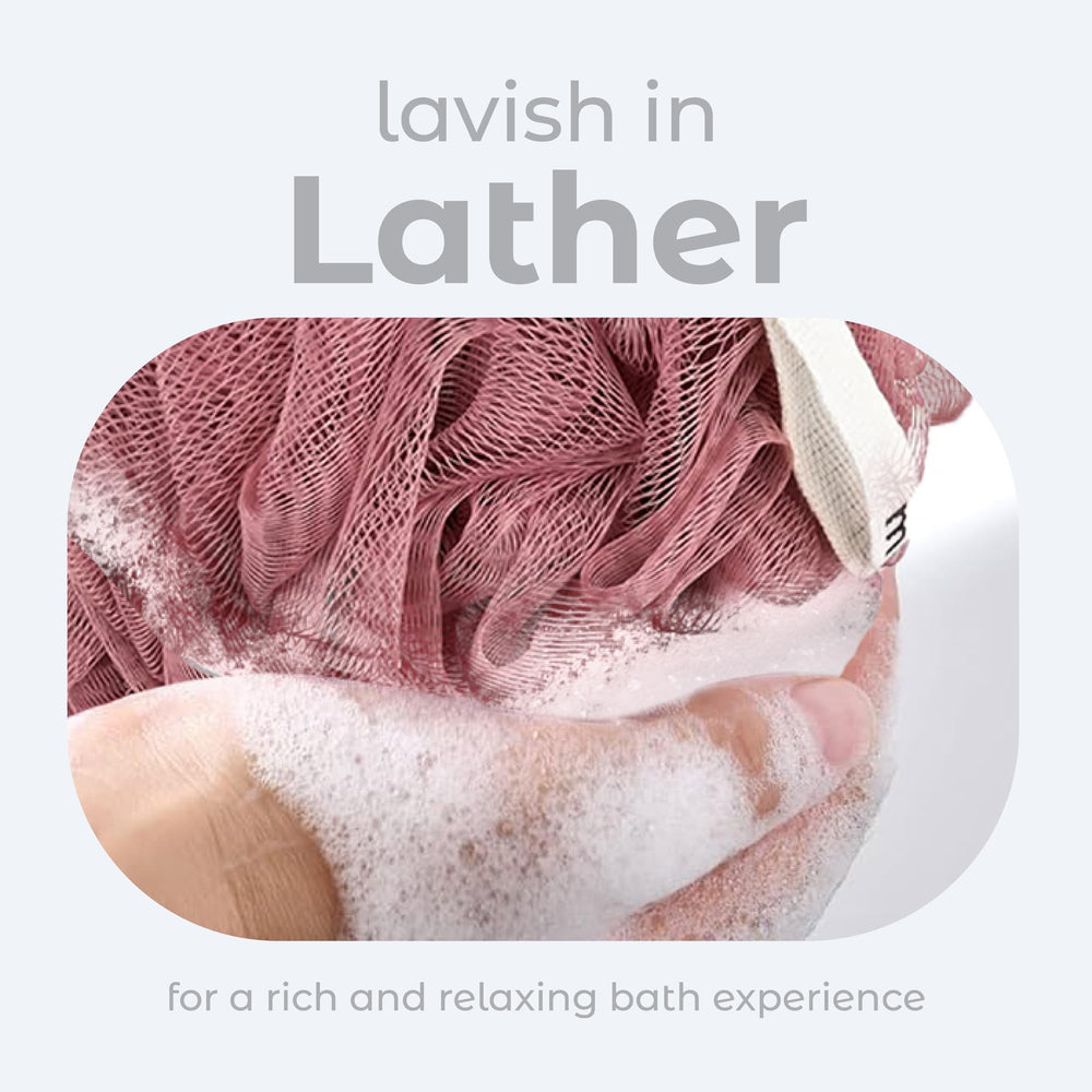 MainBasics lufa de ducha, conjunto para toda la familia, higiene compartida.