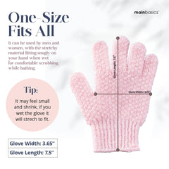 Guante MainBasics para spa en casa y limpieza de piel.