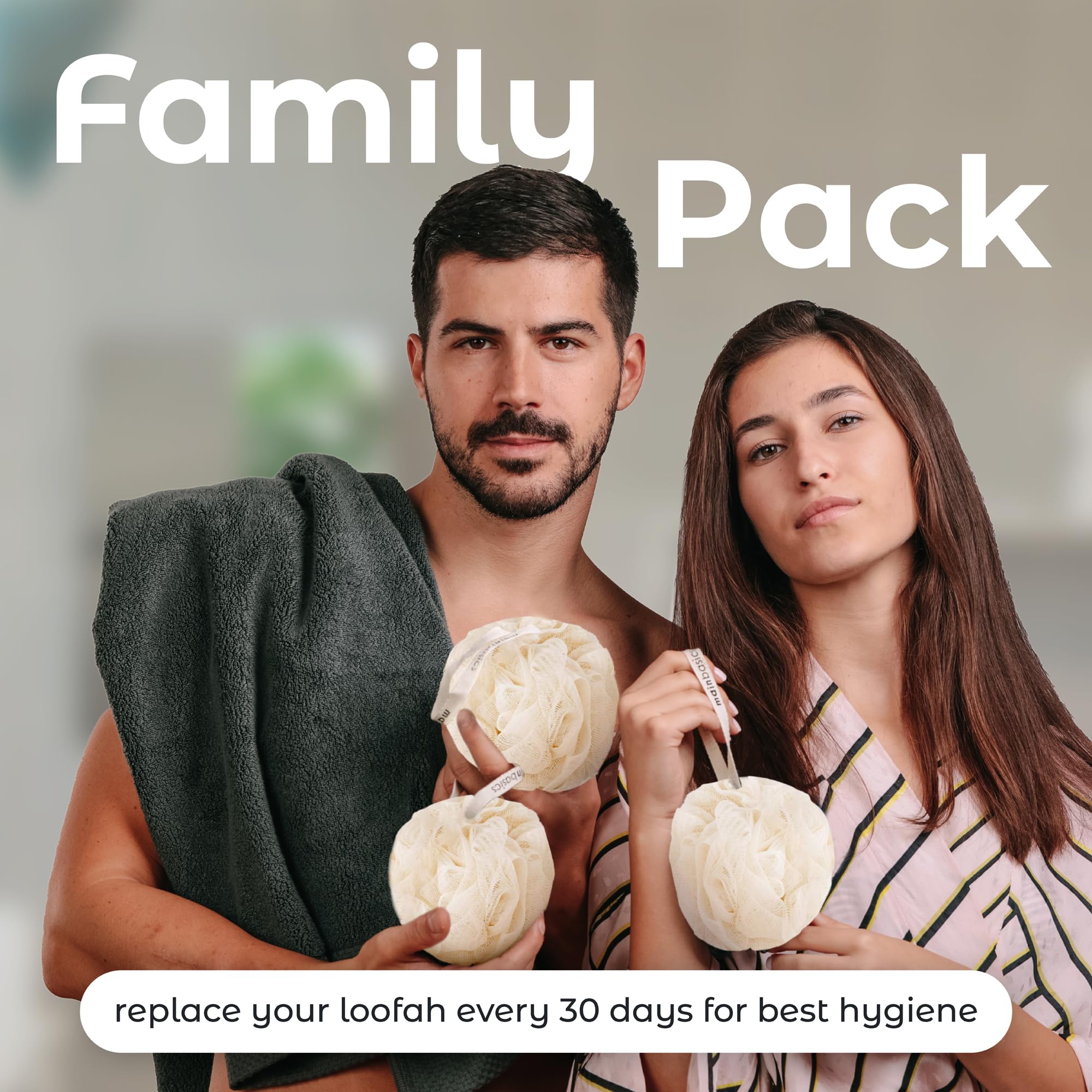 MainBasics lufa ducha algas, uso diario sencillo gracias a su diseño.
