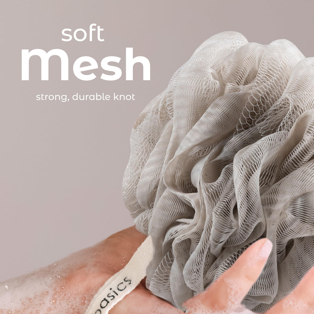 MainBasics lufa con nudo resistente para uso prolongado