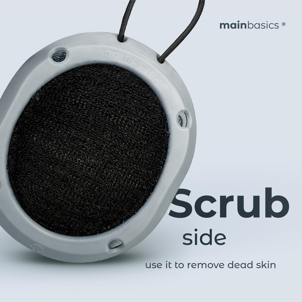MainBasics Shower Tool Duo durable design withstands daily shower use.