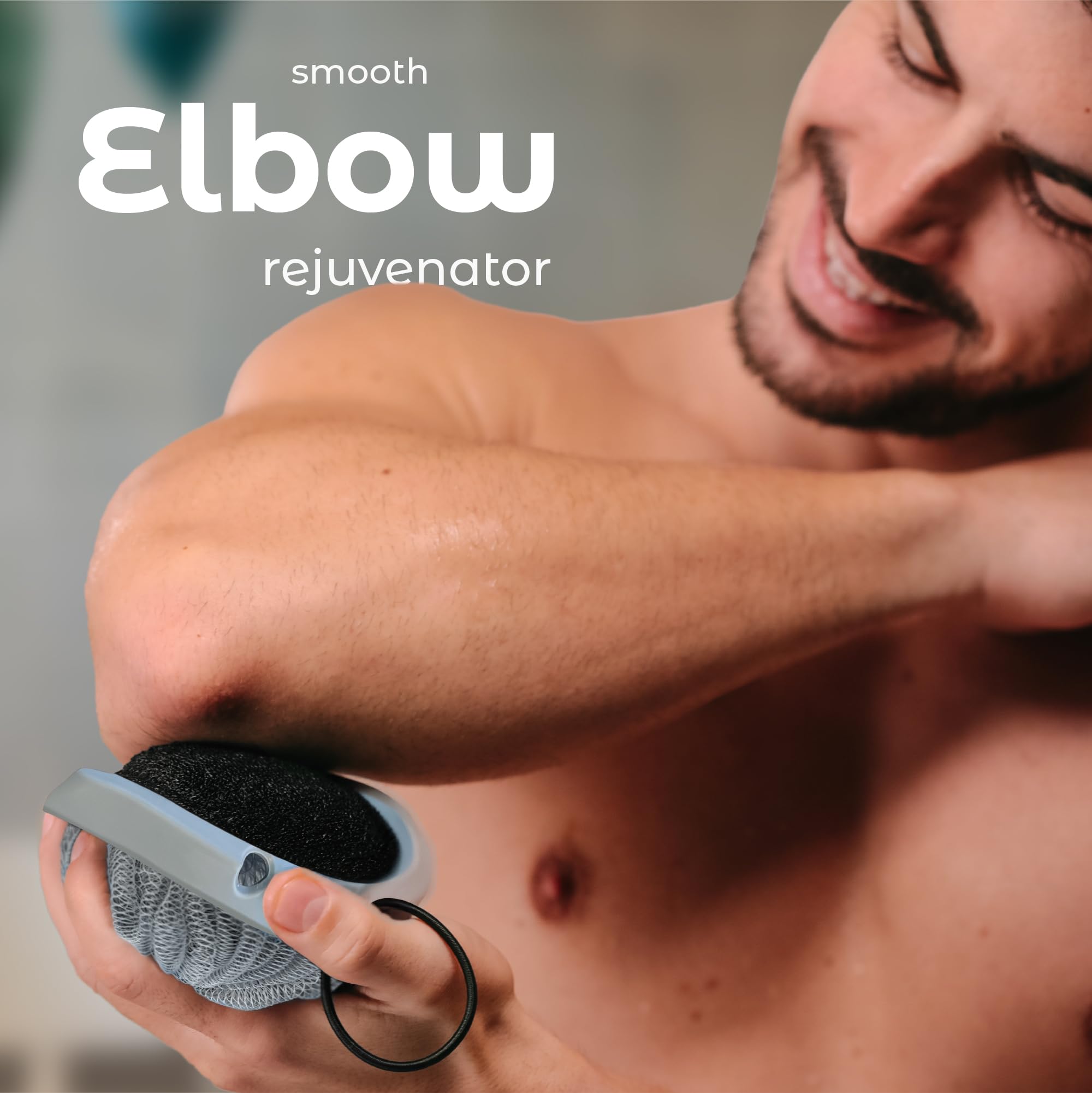 MainBasics Shower Tool Duo Skyway color adds bright style to your bathroom.