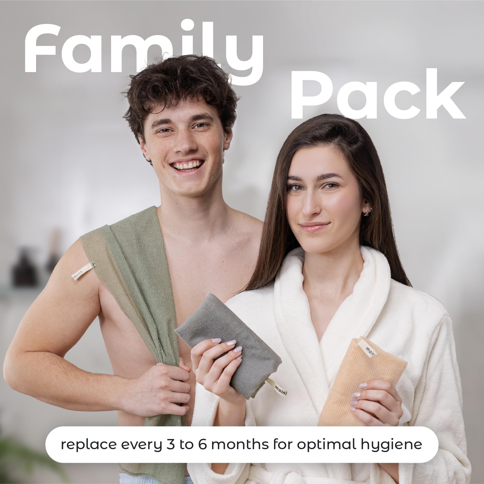MainBasics: tela duradera que no se deforma con el uso.