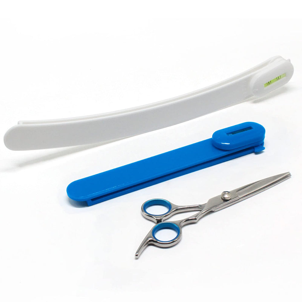MAIPAY hair cutting scissors blue for precise trims at home