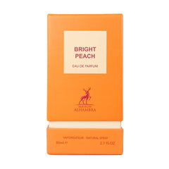 Maison Alhambra Coral Blush cap detail enhances premium fragrance aesthetics.