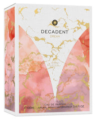 Maison Alhambra Decadent Dream amber-floral core visually embodies a luxurious aura for evening wear.