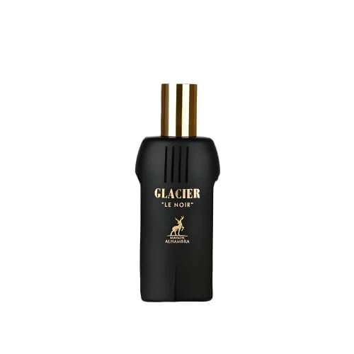 Maison Alhambra Glacier Le Noir EDP spray highlighting long-lasting scent for occasions