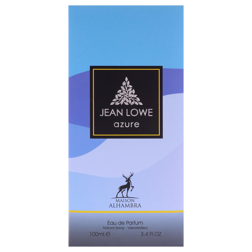 Maison Alhambra Jean Lowe Azure box packaging ready for gifting.