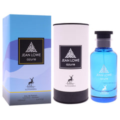 Maison Alhambra Jean Lowe Azure cap detail highlights premium packaging.