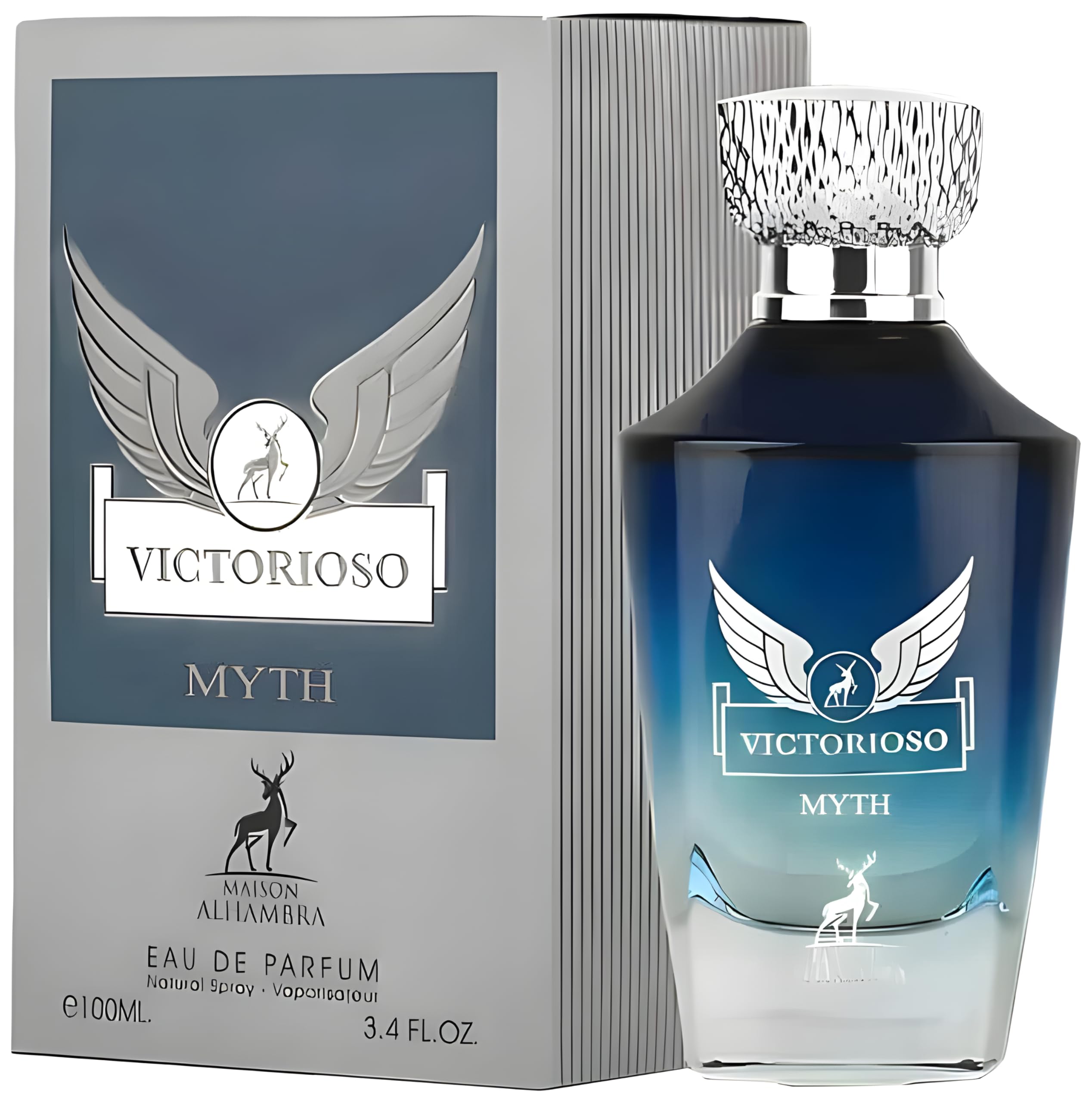 Maison Alhambra Victorioso Myth packaging box, premium design for gifting or display