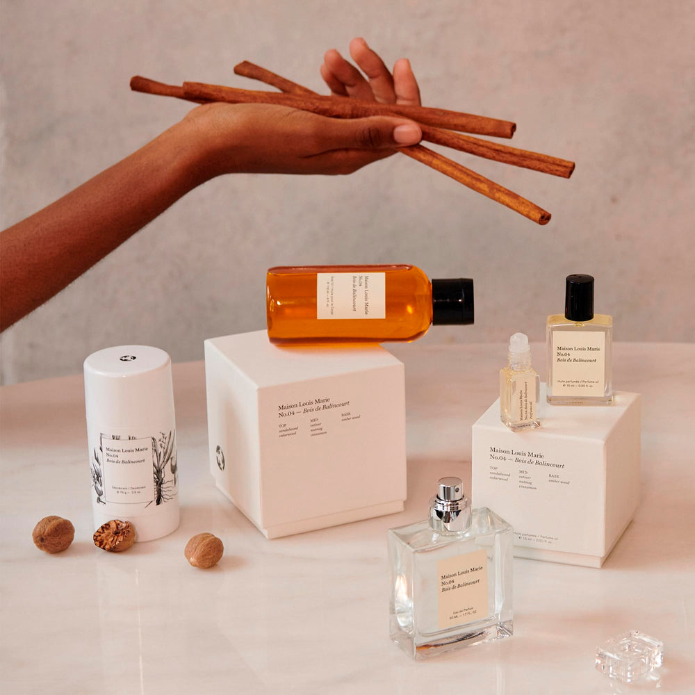 Maison Louis Marie: envase roll-on de aceite, toque sutil y duradero.