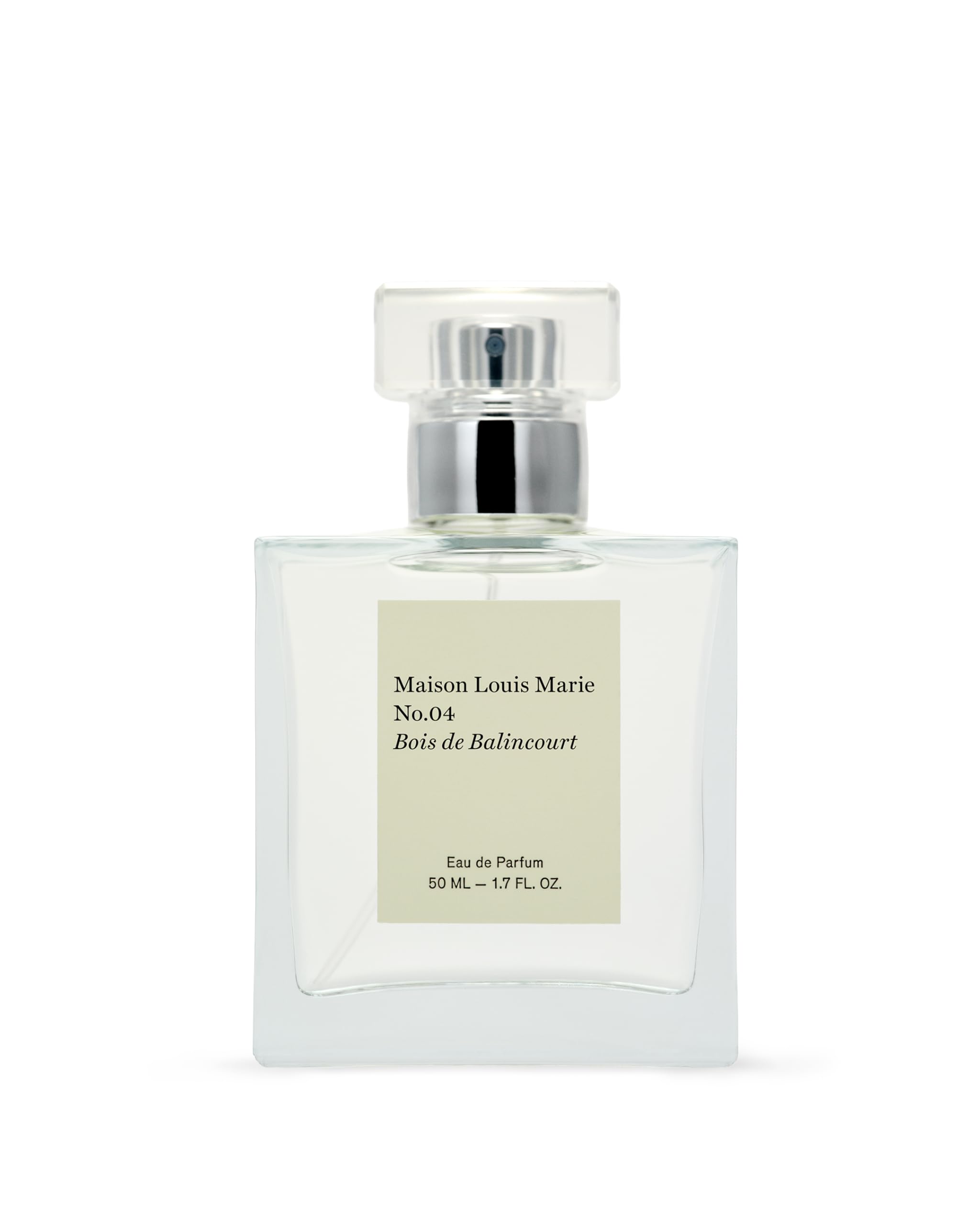 Maison Louis Marie No.04 Bois de Balincourt bottle front in warm amber glow