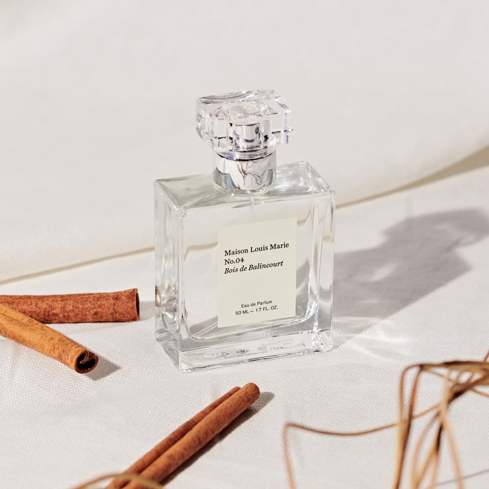 Maison Louis Marie No.04 minimalist packaging alignment suggests clean beauty ethos
