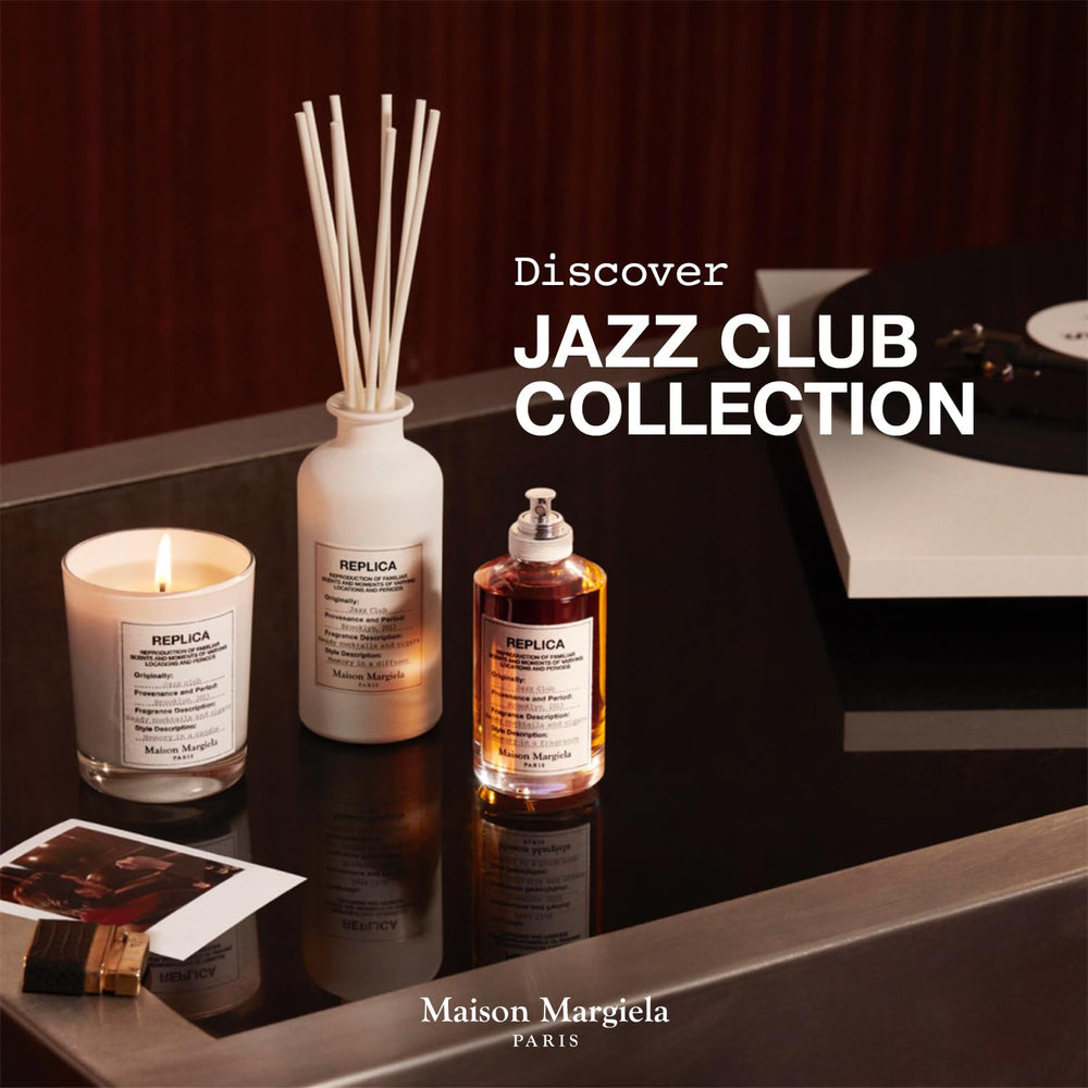 Maison Margiela Replica Jazz Club apply behind knees and elbows for lasting scent.