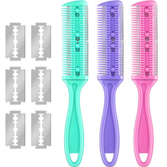 Maitys 3pc haircut razor comb in packaging highlights value and ease of use.