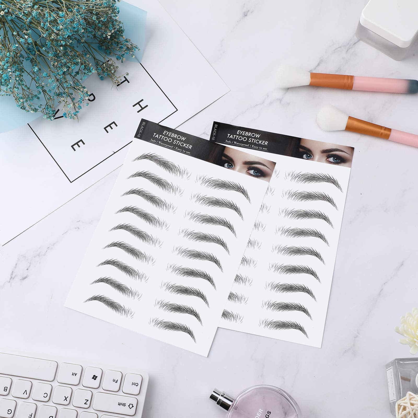 Maitys 7-day wear brow tattoos offer versatile daily or event use.