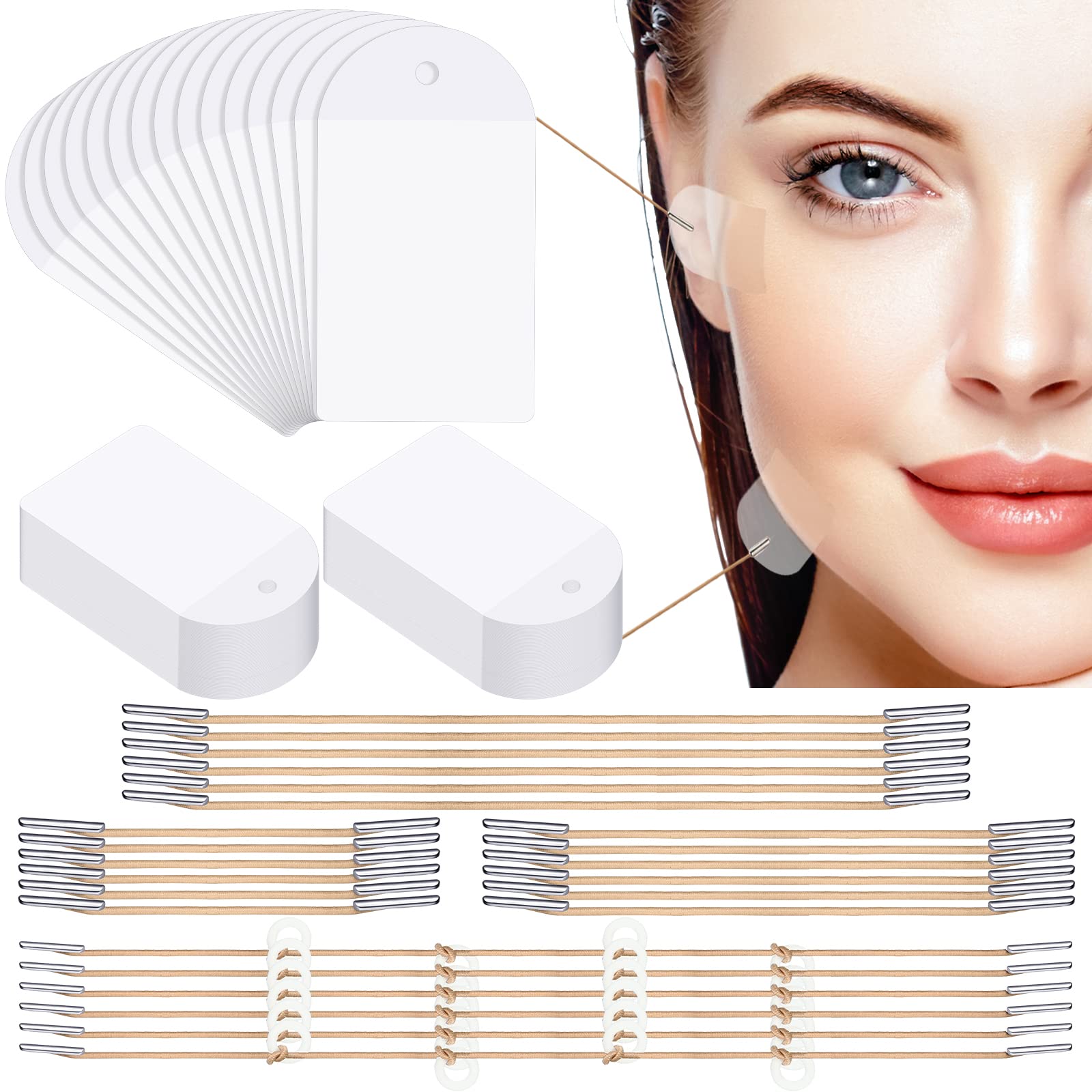 Maitys cintas de levantamiento facial para contorno definido