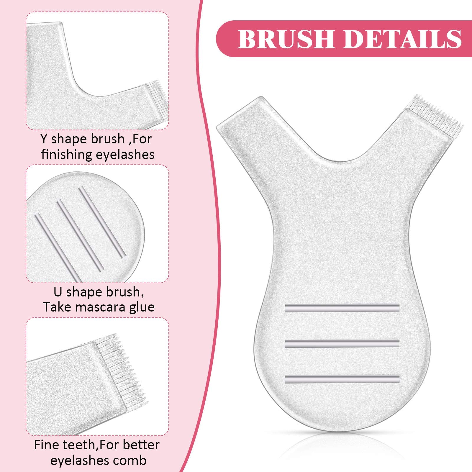 Maitys compact travel lash lift brush designed to fit in small kits.