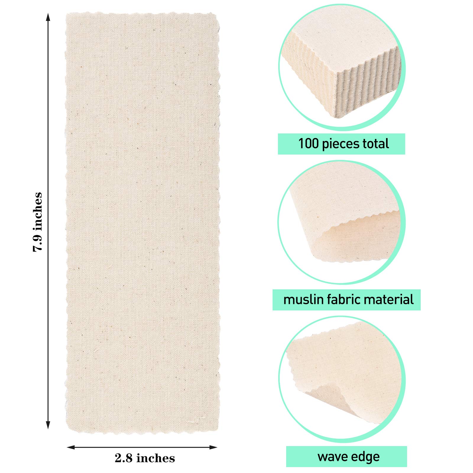 Durable muslin fabric epilating strips resist tearing for smooth waxing sessions
