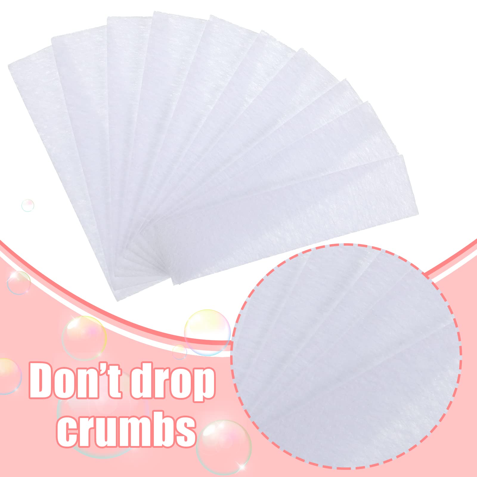 Maitys eyebrow wax strips use guide demonstrating simple steps for quick removal.