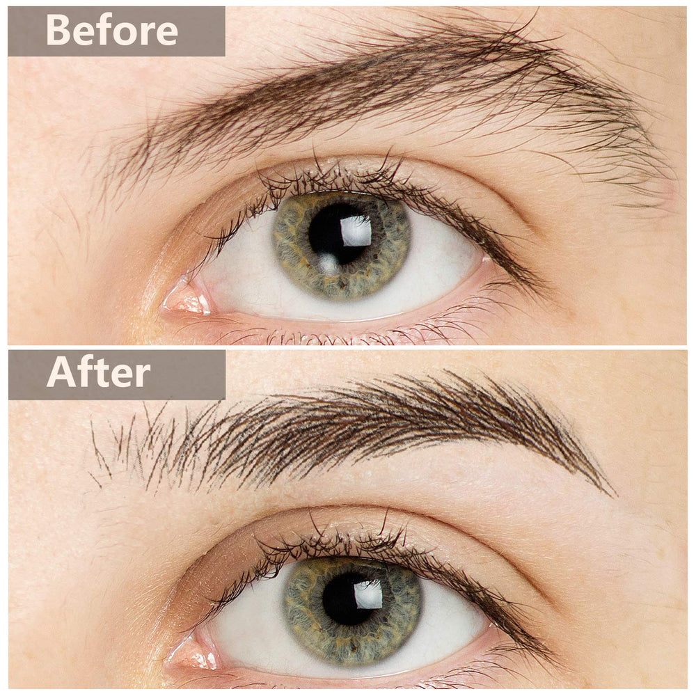 Maitys hair-like brow tattoos close-up show realistic texture and look.