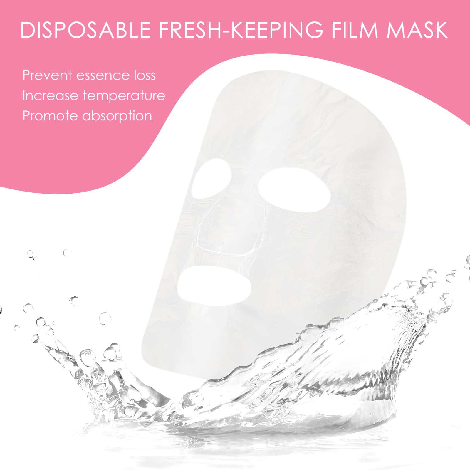 Maitys mascarilla facial descartable para el rostro, facilita aplicación uniforme de productos.