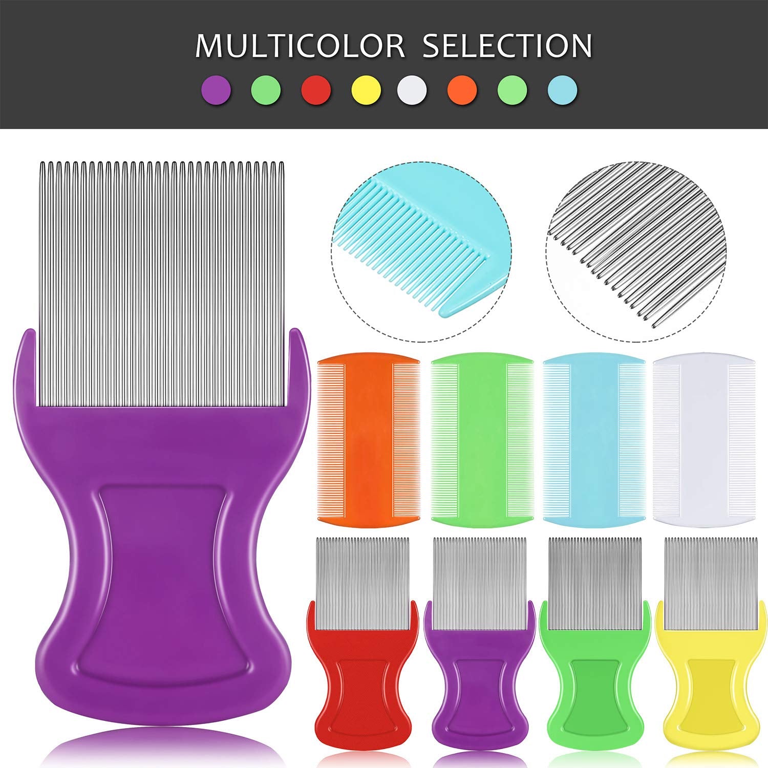 Maitys metal-teeth lice nit remover for durable, thorough grooming.