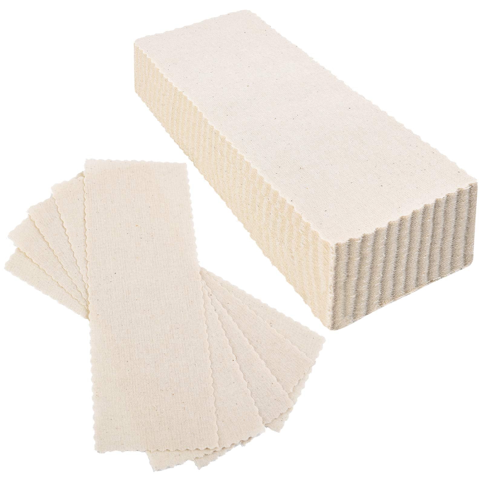 Maitys muslin strips 100pcs for face and body, versatile waxing prep