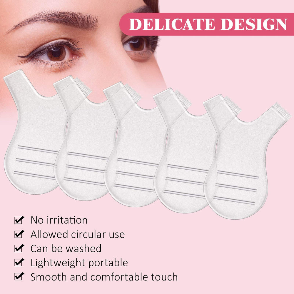 Maitys smooth glide eyelash perming brush ensuring gentle root work.