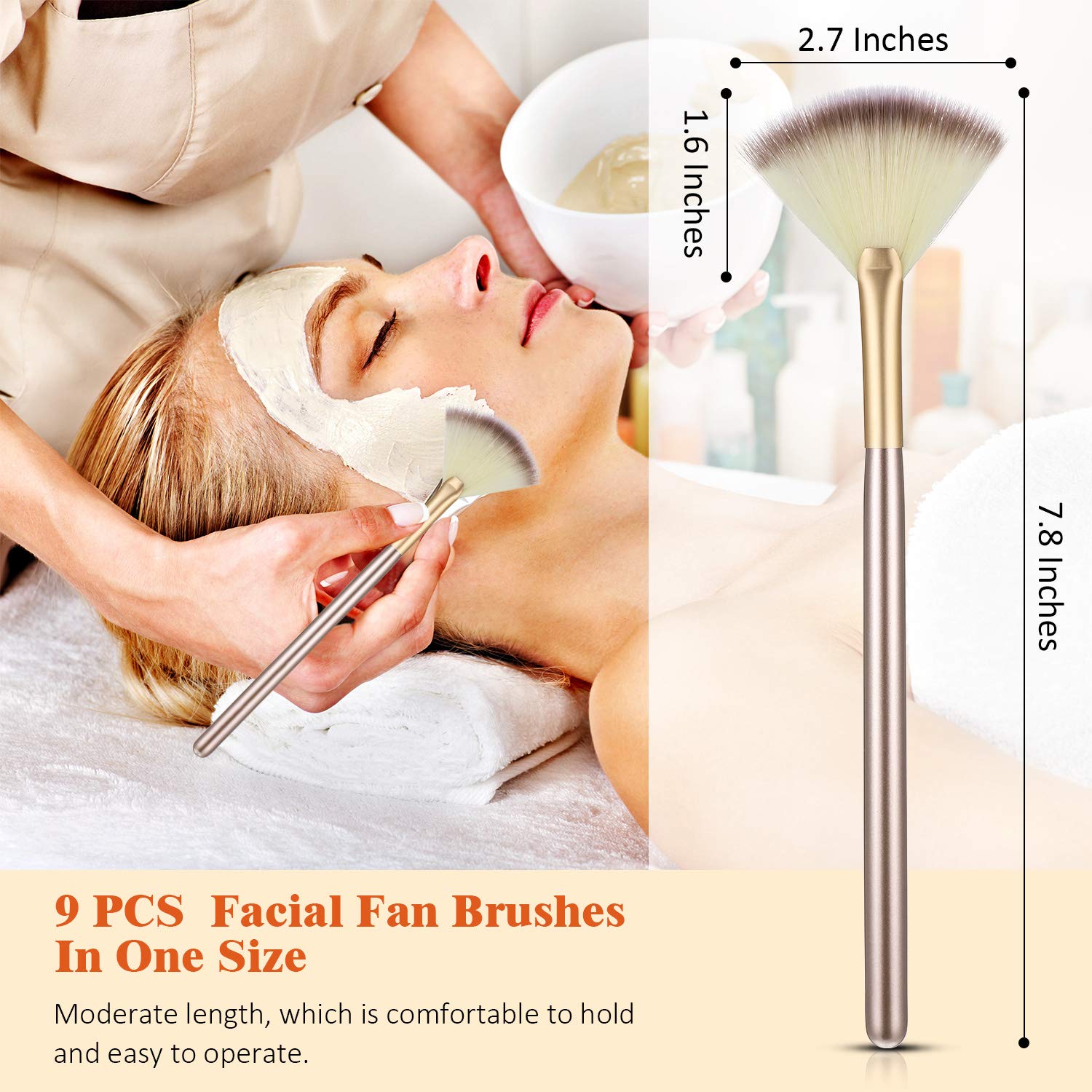 Close-up of Maitys soft fiber bristles for gentle blending on skin.