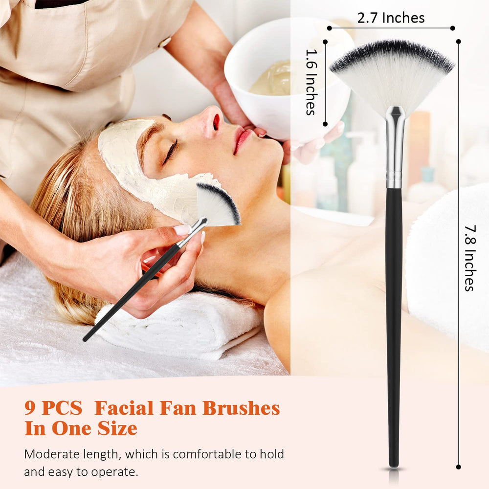 Maitys soft fiber face brushes for gentle skin-friendly makeup