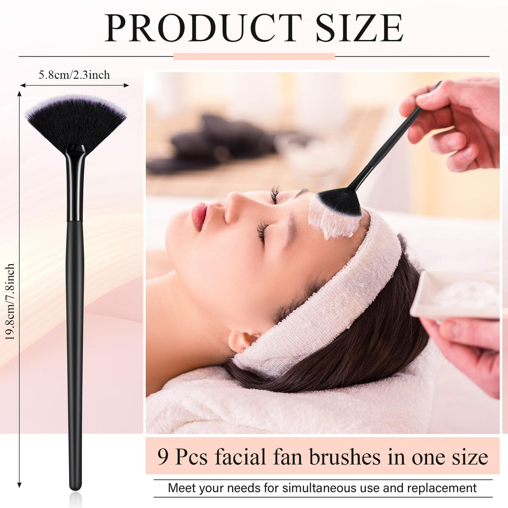 Maitys soft-fiber face powder brush delivers gentle, even coverage.