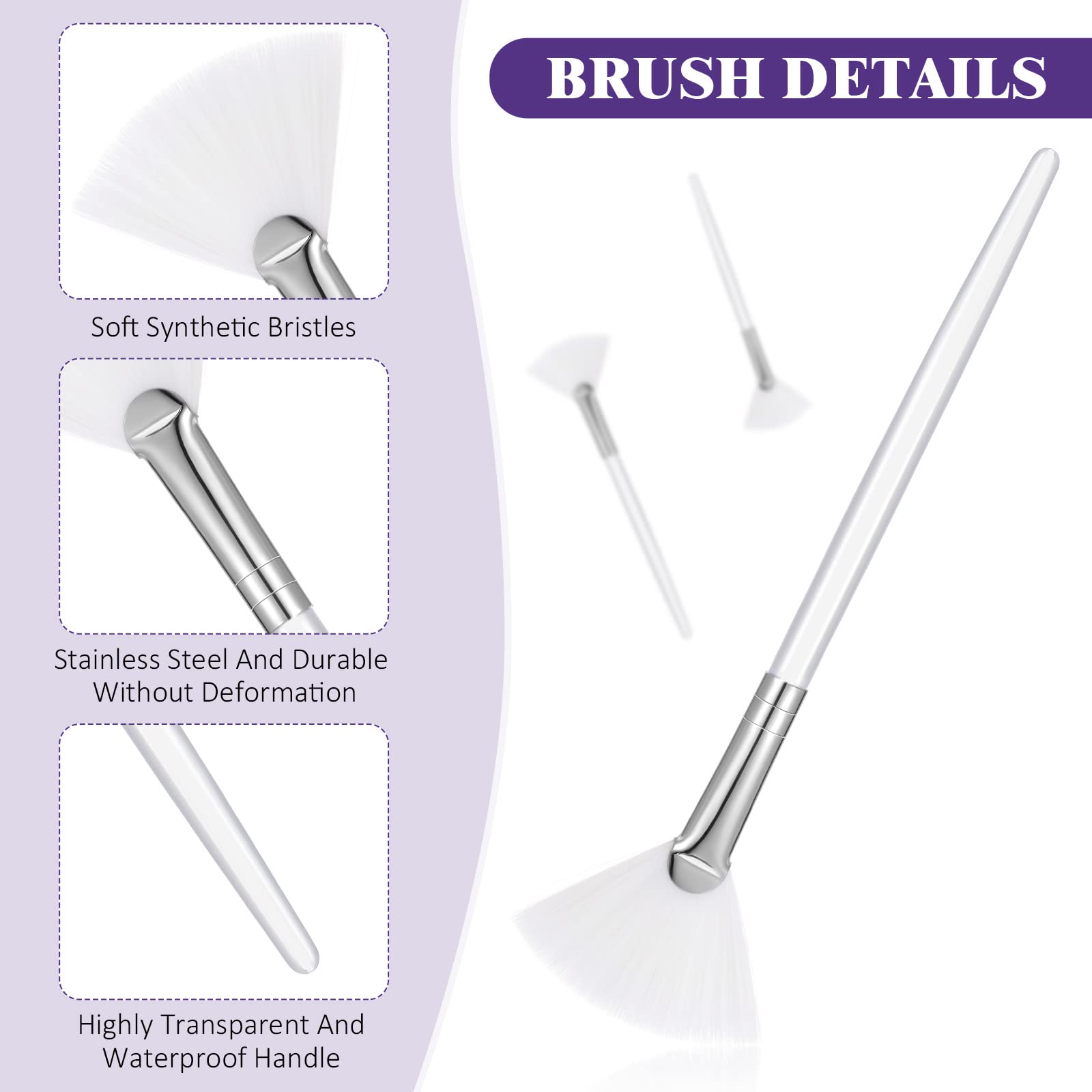 Maitys transparent acrylic handle with smooth grip for easy control.