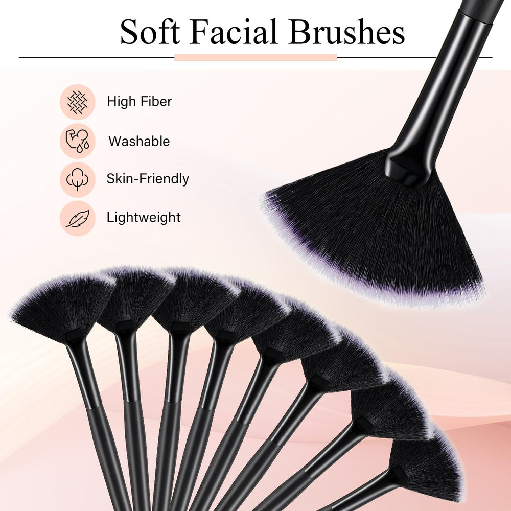 Maitys washable makeup brushes for easy cleaning after use.