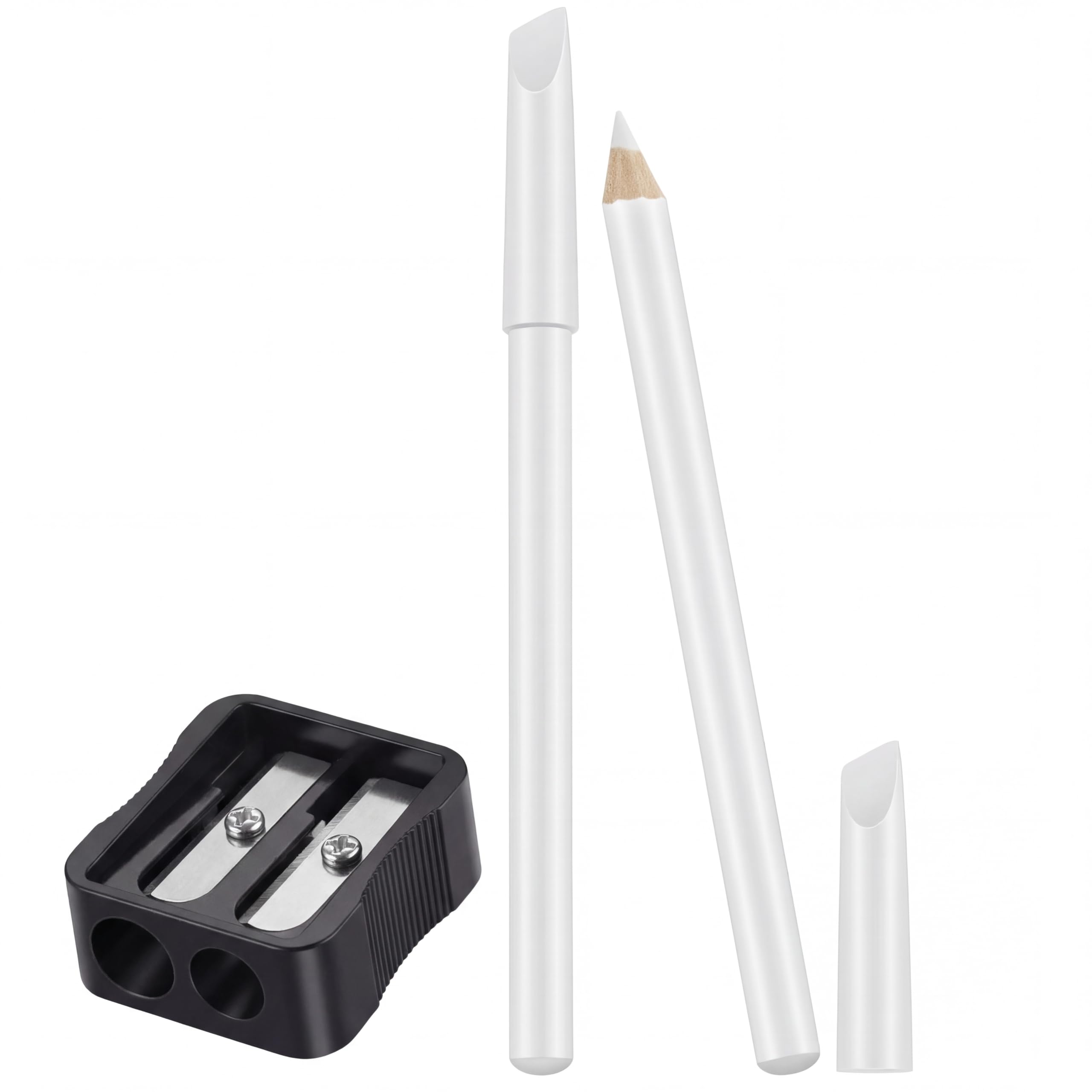 Maitys white nail pencil 2in1 highlights whitening and cuticle detailing for DIY French tips.