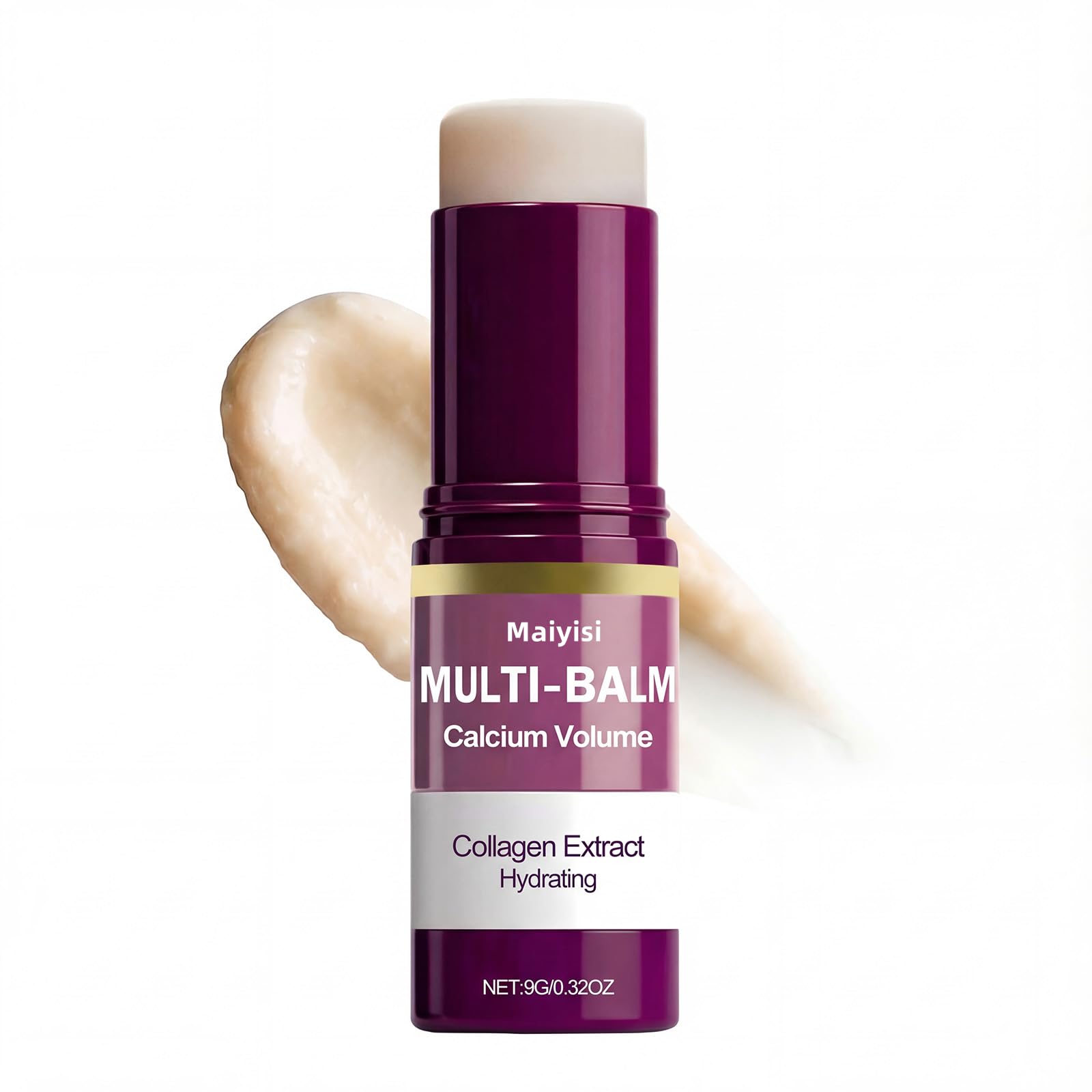 Maiyisi Calcium Volume Multi Balm Stick, envase de 9 g, aplicación precisa y hidratación profunda.