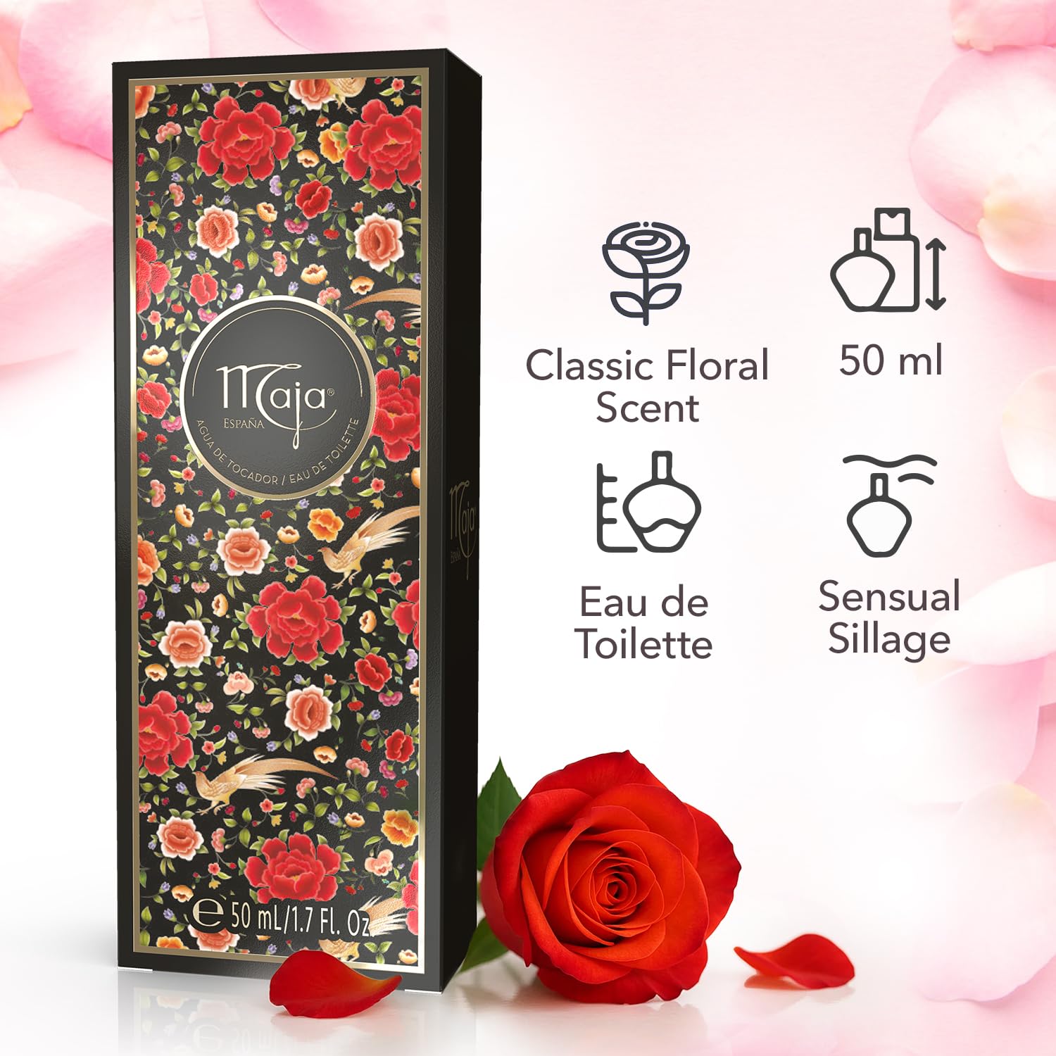 Maja Cologne sleek bottle ideal travel companion.