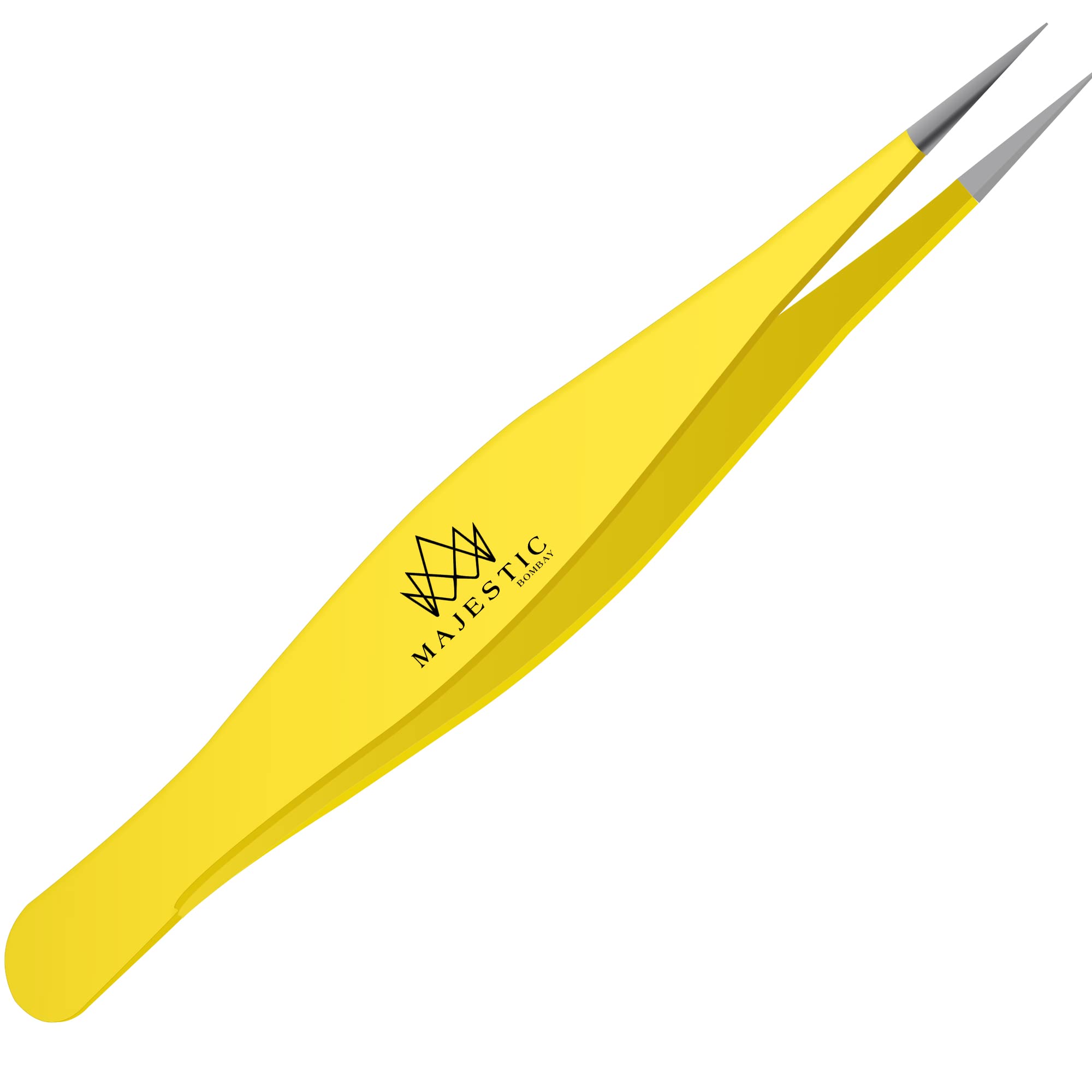 Majestic Bombay needle-nose tweezers for precise splinter removal and brow shaping.