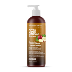 Etiqueta visible de Majestic Pure Champú, reseña de ingredientes puros