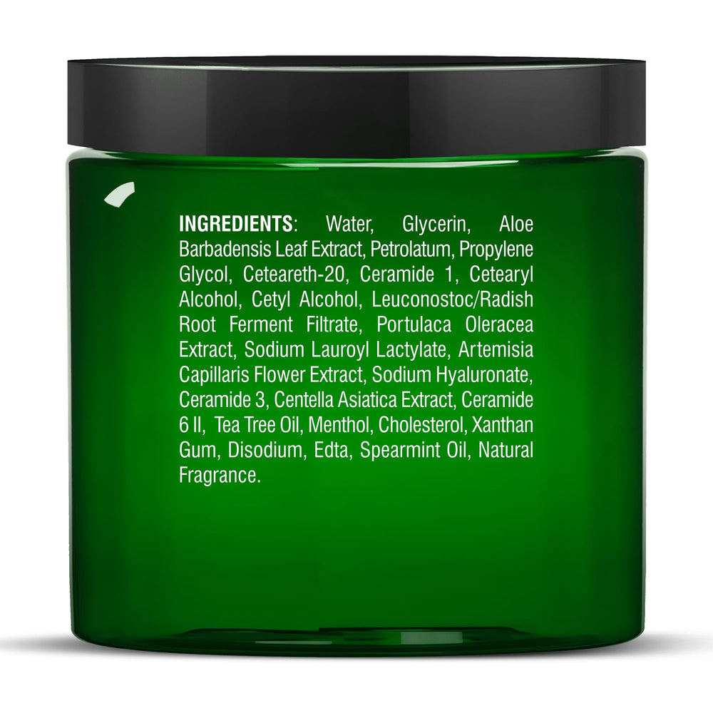 Aplicación en pies con Majestic Pure, crema de árbol de té para cuidado diario.