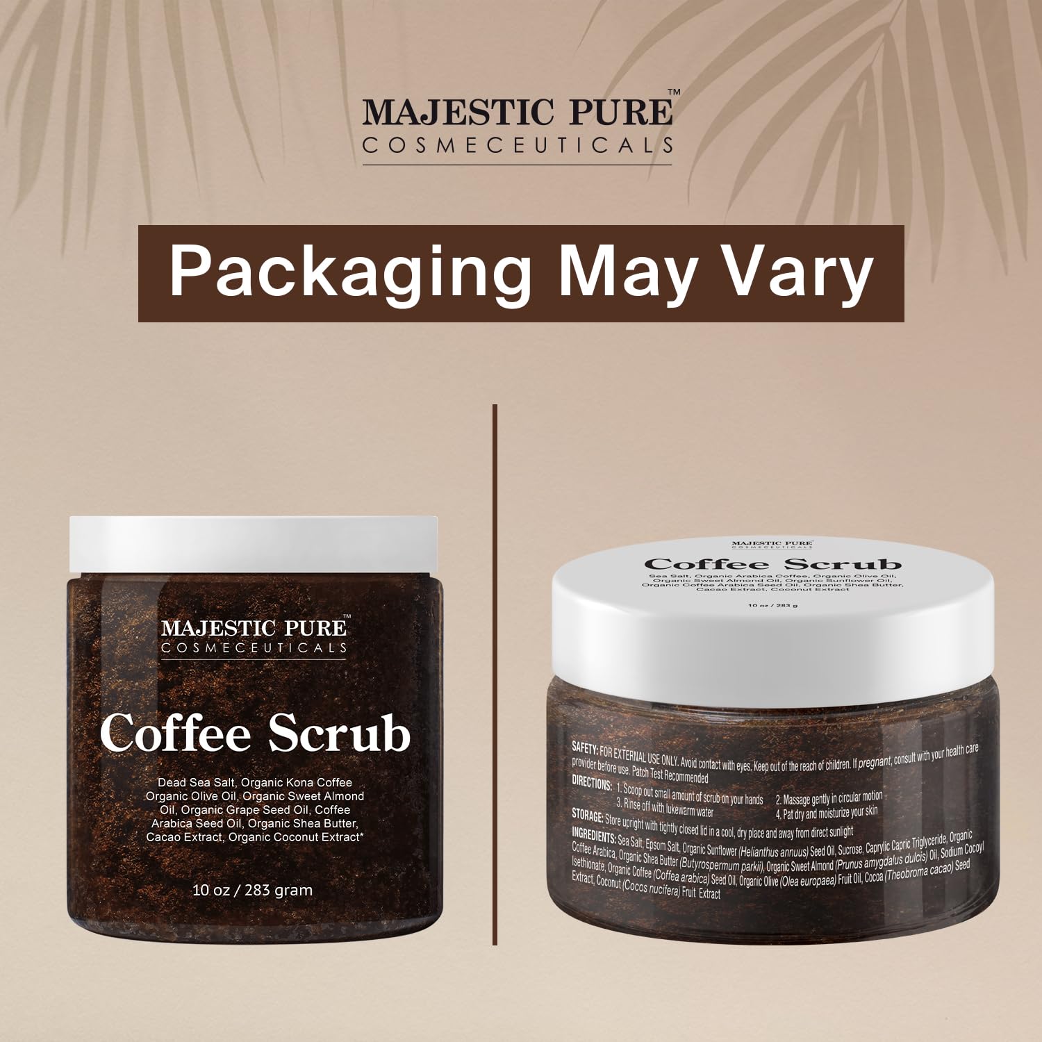 Producto libre de crueldad Majestic Pure para el cuidado corporal