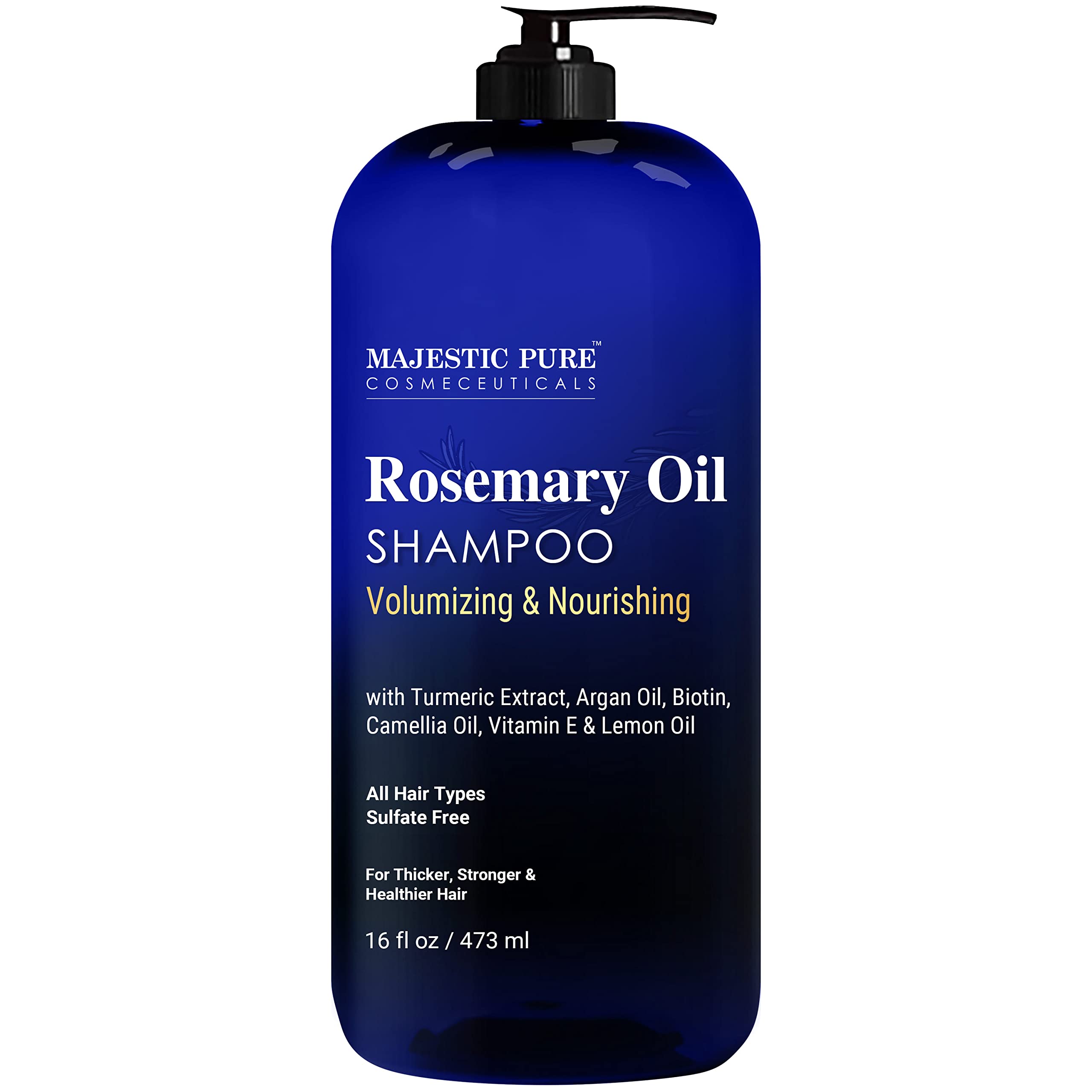 Majestic Pure Shampoo Romero: cabello con volumen y brillo natural.